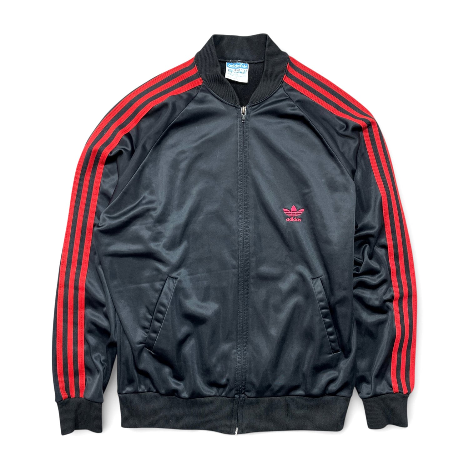 古着 80s アディダス ATP トラックジャケット レッド ブラック 赤黒 ⑦