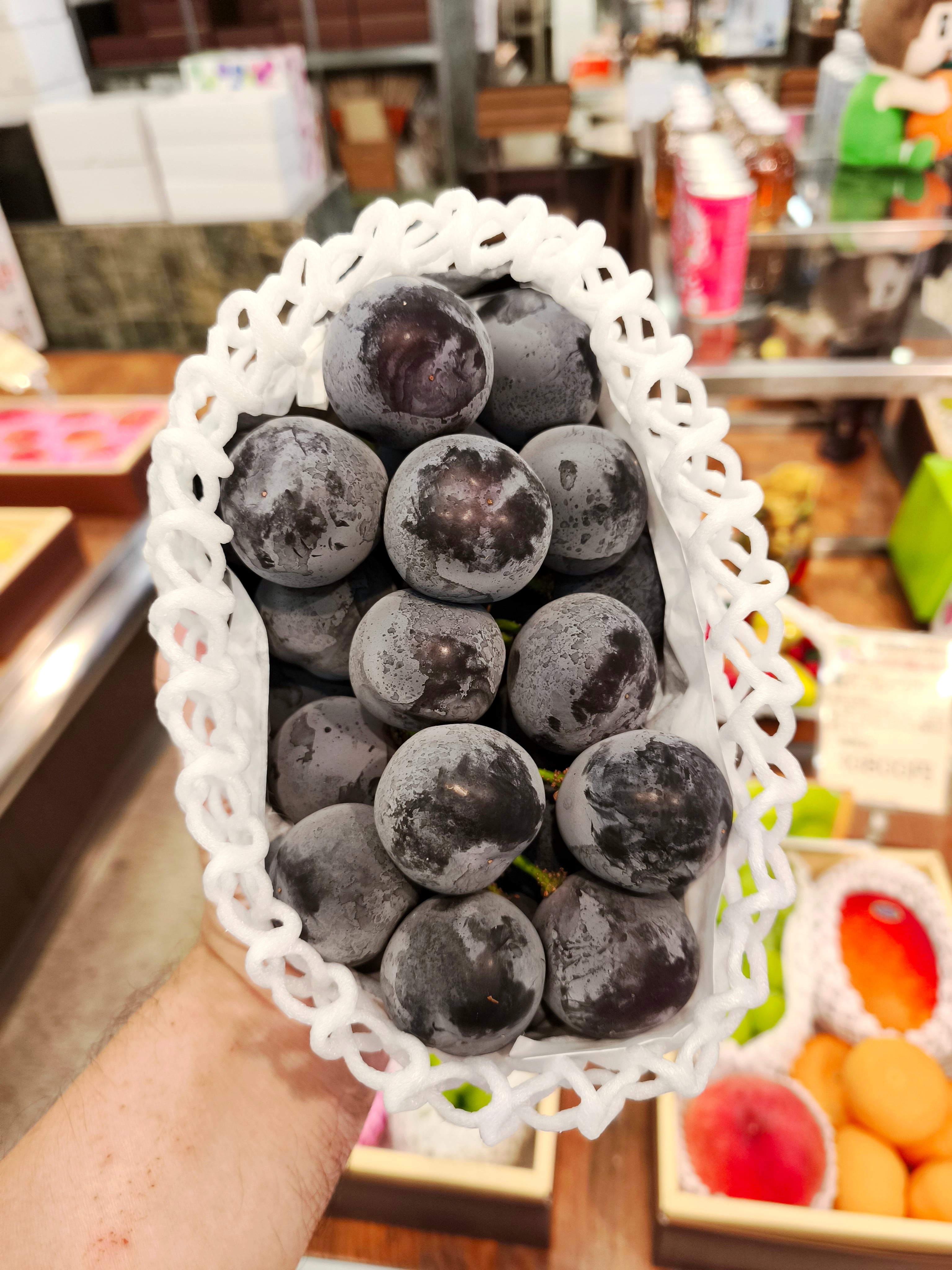 初登場！進化した巨峰系種なしぶどう【甲斐キング】2房入り