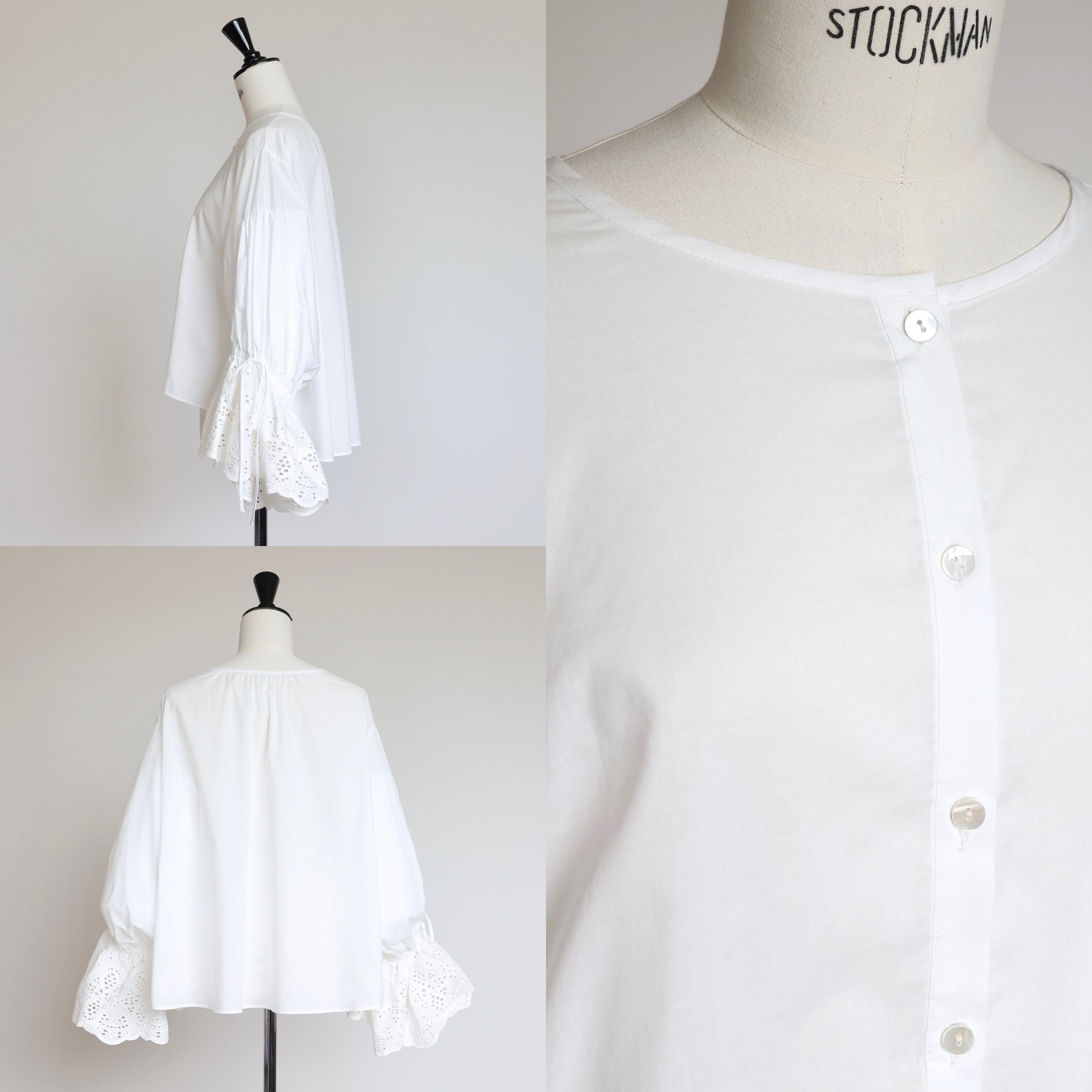 Bouquet Blouse White | gypsohila powered by BASE