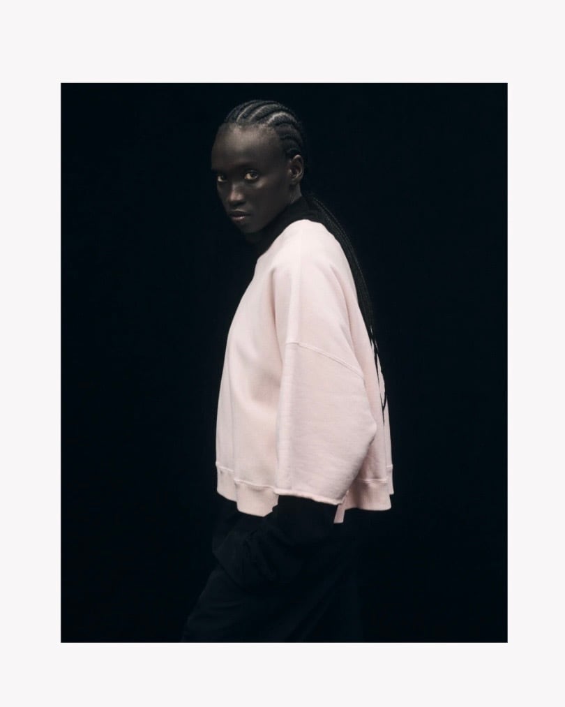 ATON/half sleeve sweat tops