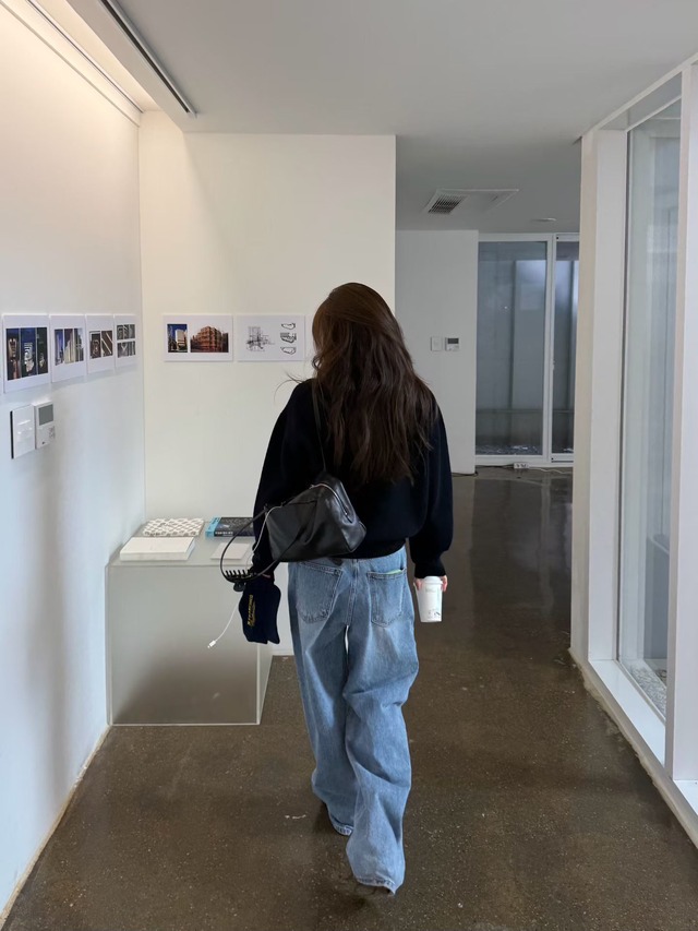 (予約) HAUS / Geelong wool V-neck knit 3color