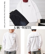 ◆度詰め天竺 ロゴPT ロンTee◆bs-25101
