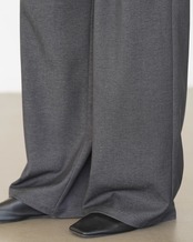 Tuck waist wide Pants T20473