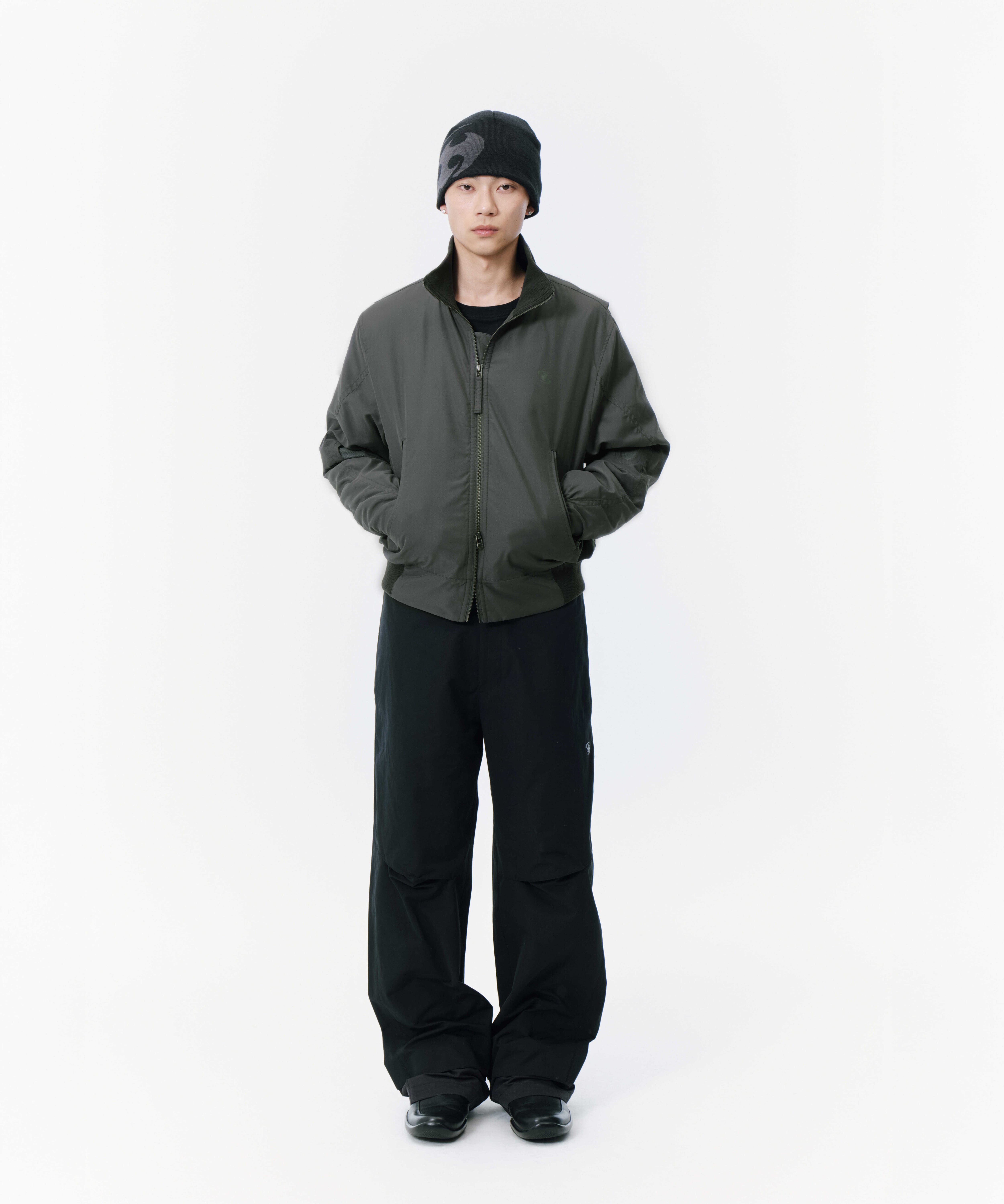 SAN SAN GEAR] BOMBER JACKET [KHAKI] 正規品 韓国ブランド 韓国通販