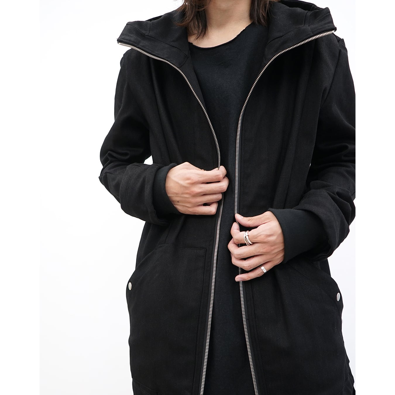 A.F ARTEFACT] (エーエフアーティファクト) ag-12040-2 HOODIE DENIM