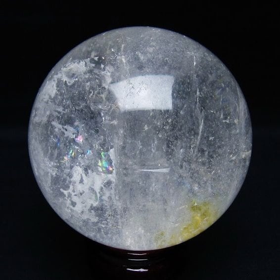 水晶 丸玉 88mm スフィア 置物 水晶玉 一点物 151-9098