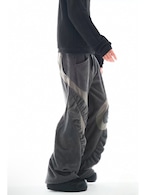 54A0 Tail Fin Patchwork Trousers