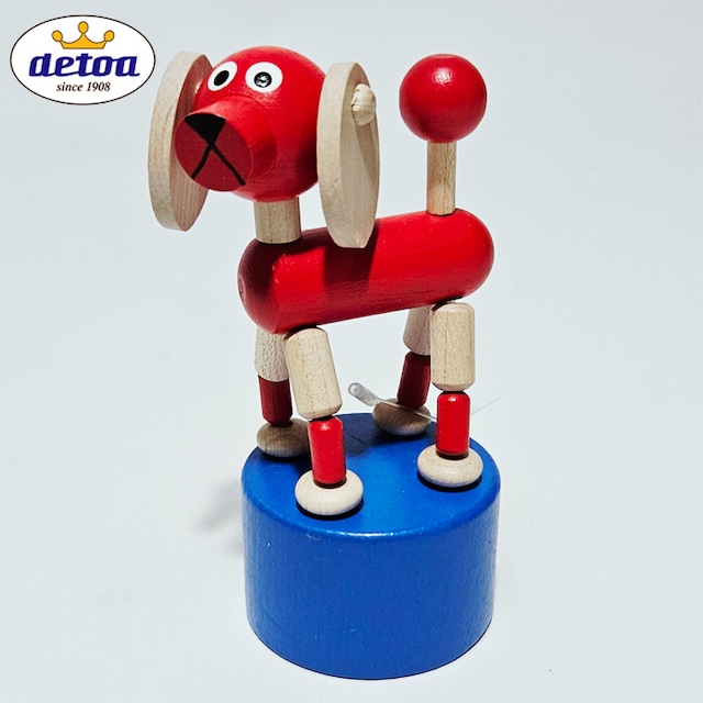デトア DETOA 木製 プッシュトイ イヌ チェコ製 det-pu11739