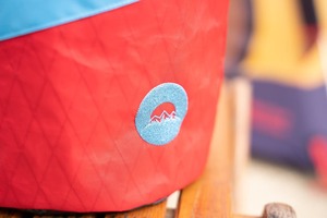 マルチポーチ Journey pouch レッド×ライトブルー