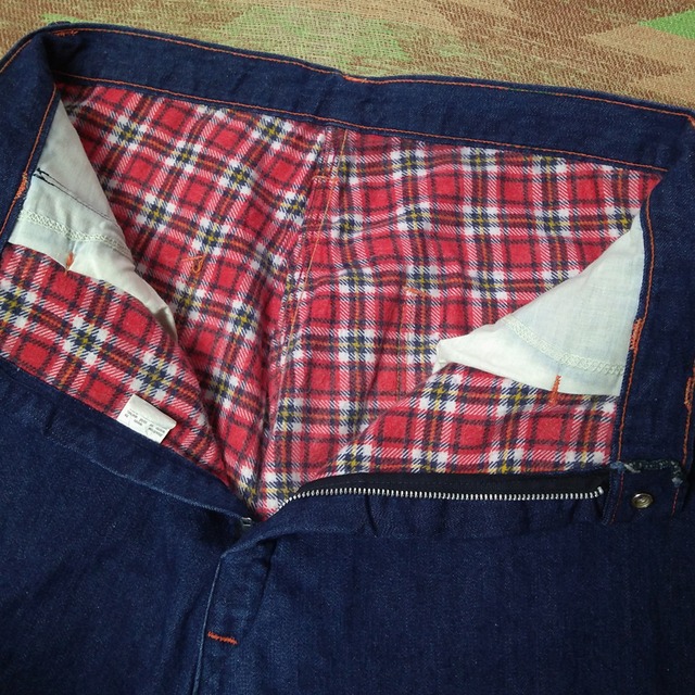 70s Flannel Lined Denim Work Pants （W32） | Wonder Wear ヴィンテージ古着ネットショップ
