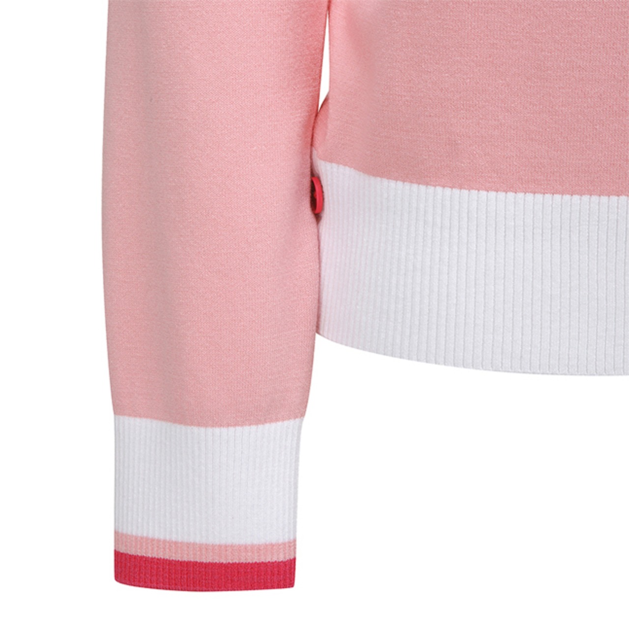 WOMEN LOGO COMBINATION PASTEL SWEATER