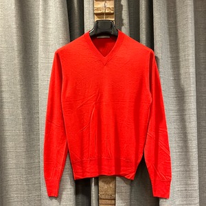Cruciani CASHMERE / SILK V NECK KNIT《46》