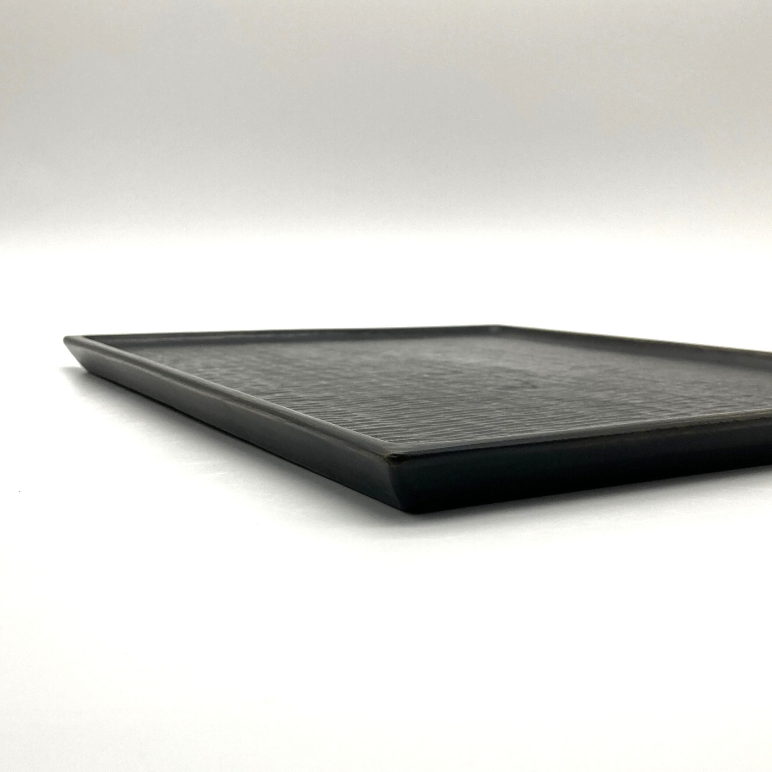 黒角敷盆 Black Square Tray / 藤原啓祐 | Toé Crafts and Cafe
