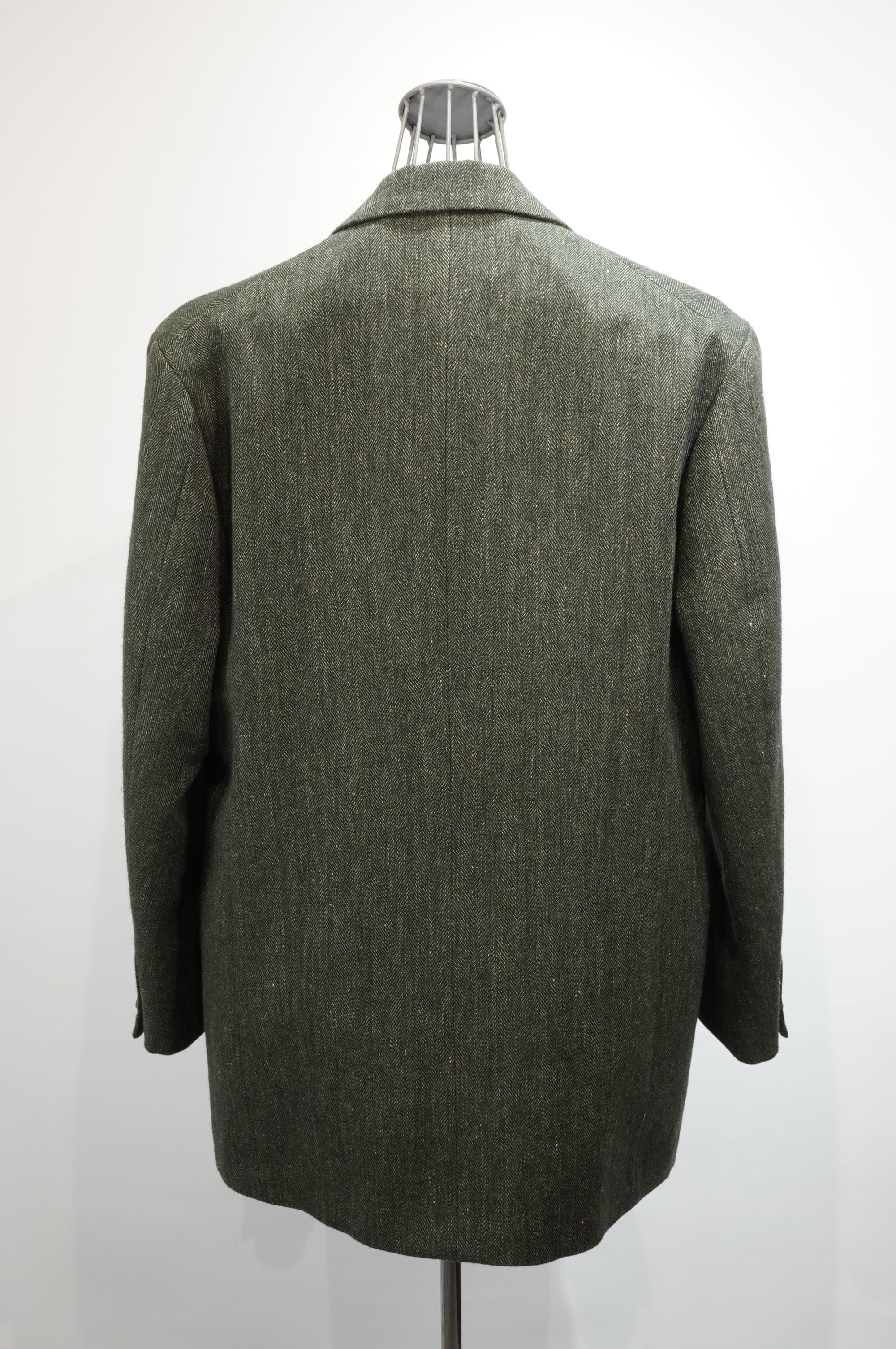 HAVERSACK WOOL LINEN TWEED　セットアップ HAVERSACK / Wool Linen Herringbone Tweed Double Breasted Jacket | ARCD