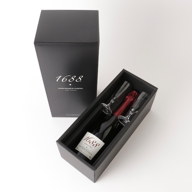 1688 Grand Rosé ペアグラスセット 【ノンアル】（750ml・箱入り）