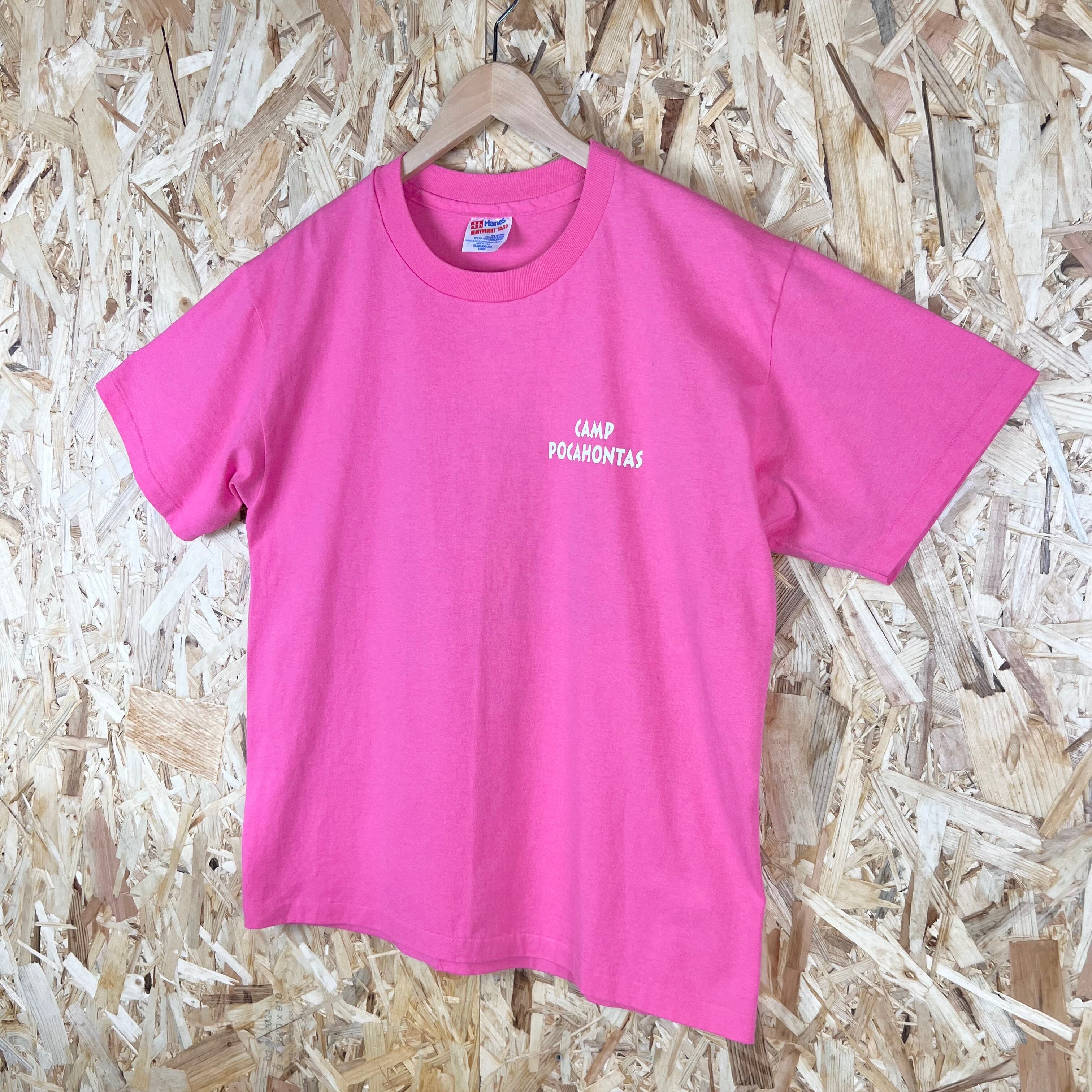 90s〜USA製　マドンナ　Tシャツ　ヘインズ　Hanes シングルステッチ　L ☆USA製 90s HANES ヘインズ T-sh 両面 プリント 企業 Tシャツ サイズ