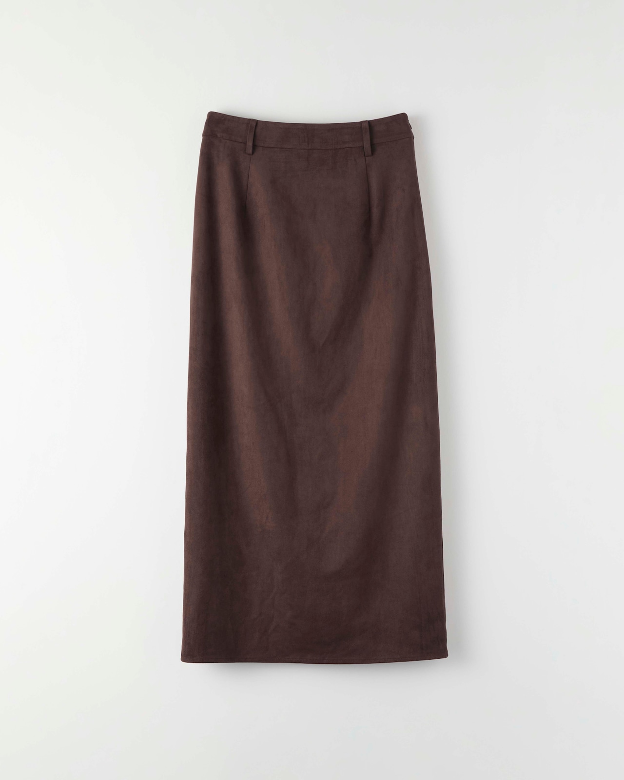 DU250734 Suede Long Skirt