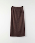 DU250734 Suede Long Skirt