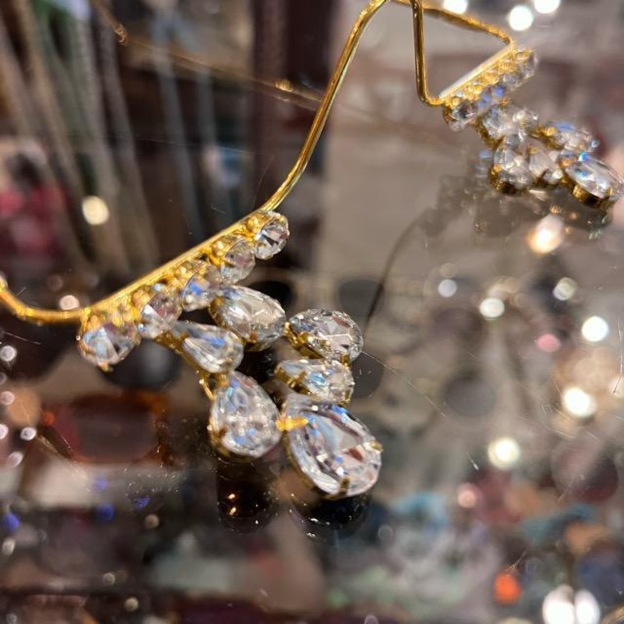 TOPANGA Accessory　フェイスポイントクリスタルアクセサリー　ファッション　サングラス　パーティ　イベント　装飾