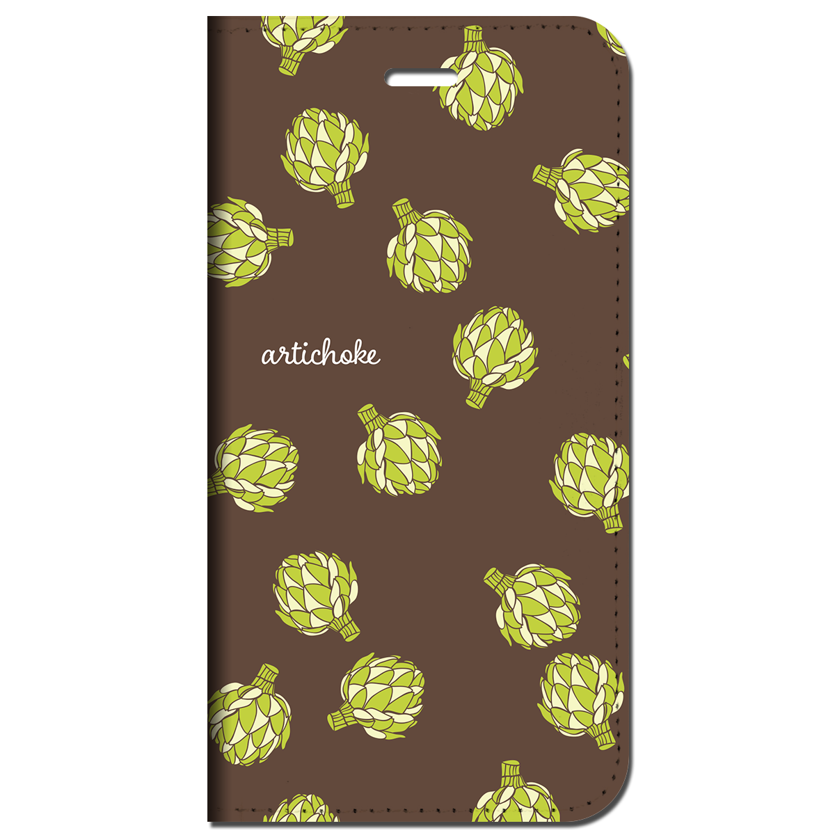 iPhone対応 スマホ 手帳型ケース アーティチョークいっぱい ポップ フルーツ デザート 【iPhone17 / iPhone16 / iPhone16e / iPhoneSE 他 iPhone各機種対応】 st48