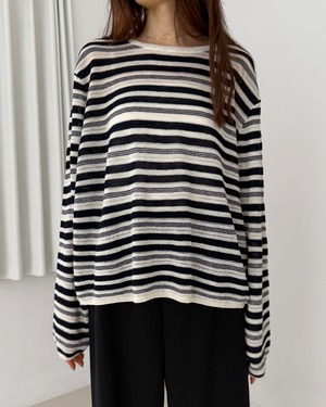 Multi-striped knit