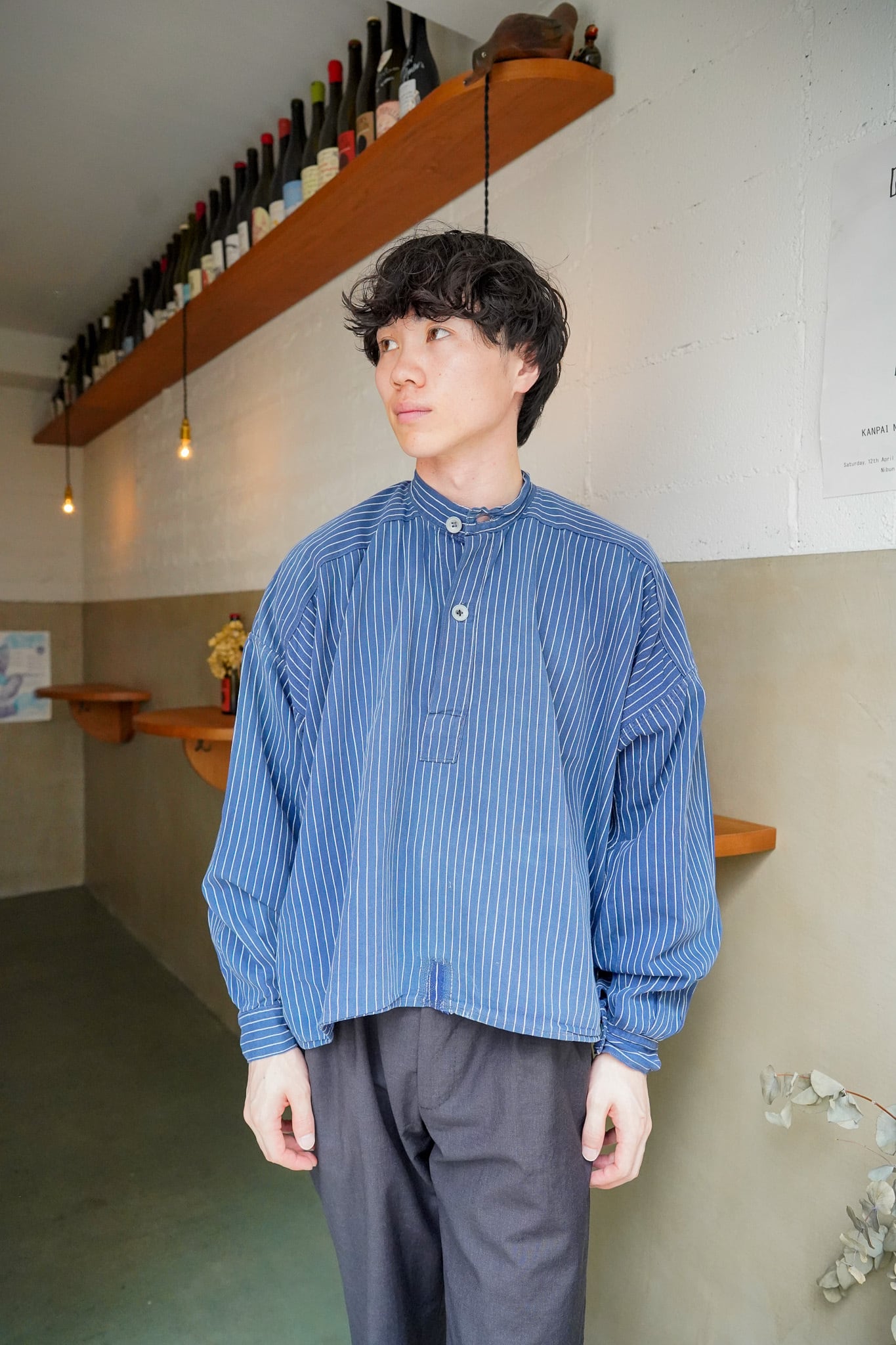 【1970s】"German Vintage Remake" German Fisherman Smock / 6-179