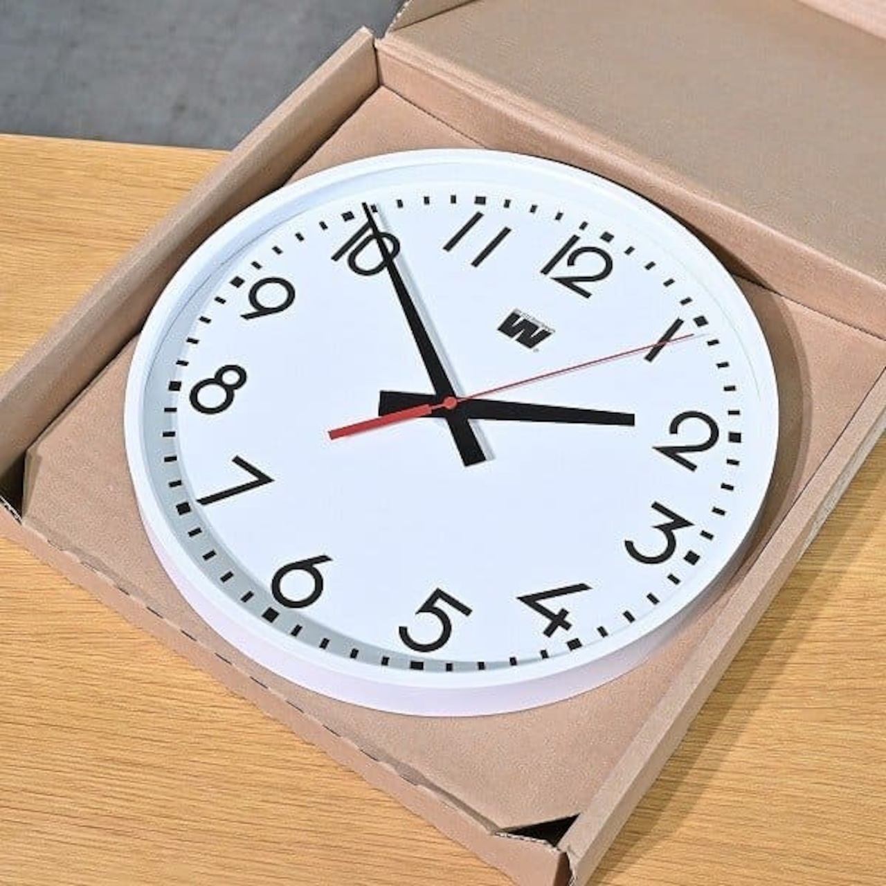 未使用品 スウェーデン WESTERSTRAND QUARTZ CLOCK「A-FACE」壁掛け時計 A リビング 書斎 オフィス 店舗 ウェスターストランド クロック【中古家具/中古インテリア/USED家具ユーズド家具/リサイクル】