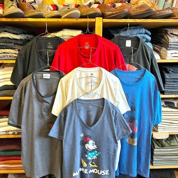 1点物◇ジョージGEORGEミッキー風PAPAプリントTシャツ古着メンズXL