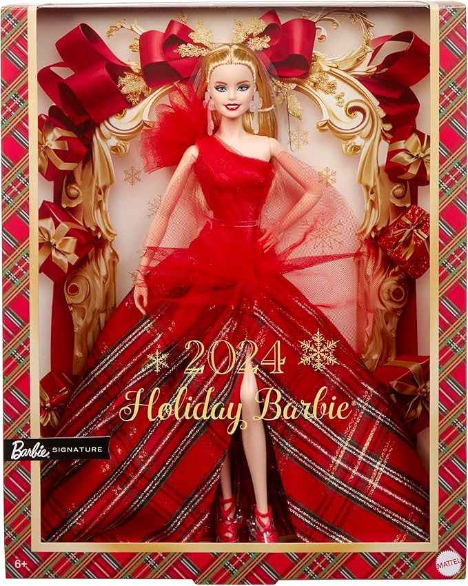 バービー(Barbie) ホリデーバービー ブロンド きせかえ人形・ハウス