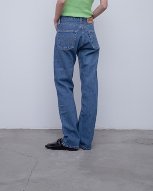 1990s Levi's 501- straight blue jeans