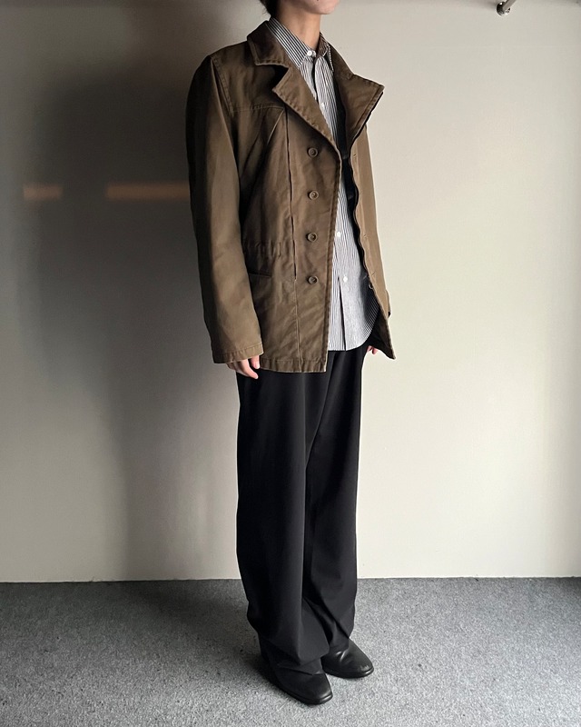 【ato】cotton moleskin double riders jacket