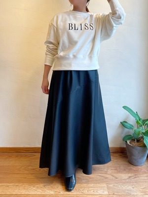 CYAN TOKYO /ロングフェイクレザースカート