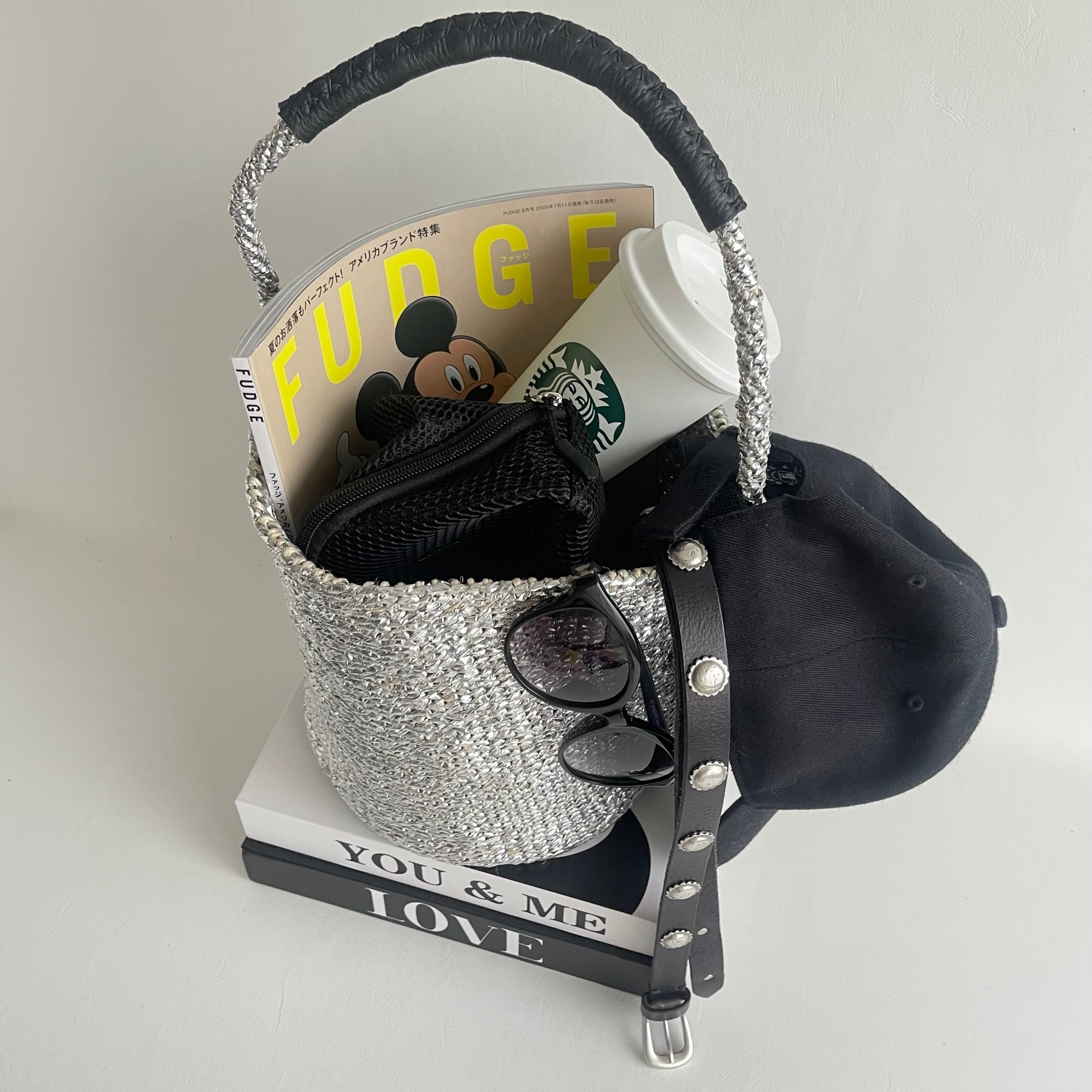 kago-bag | meong blue