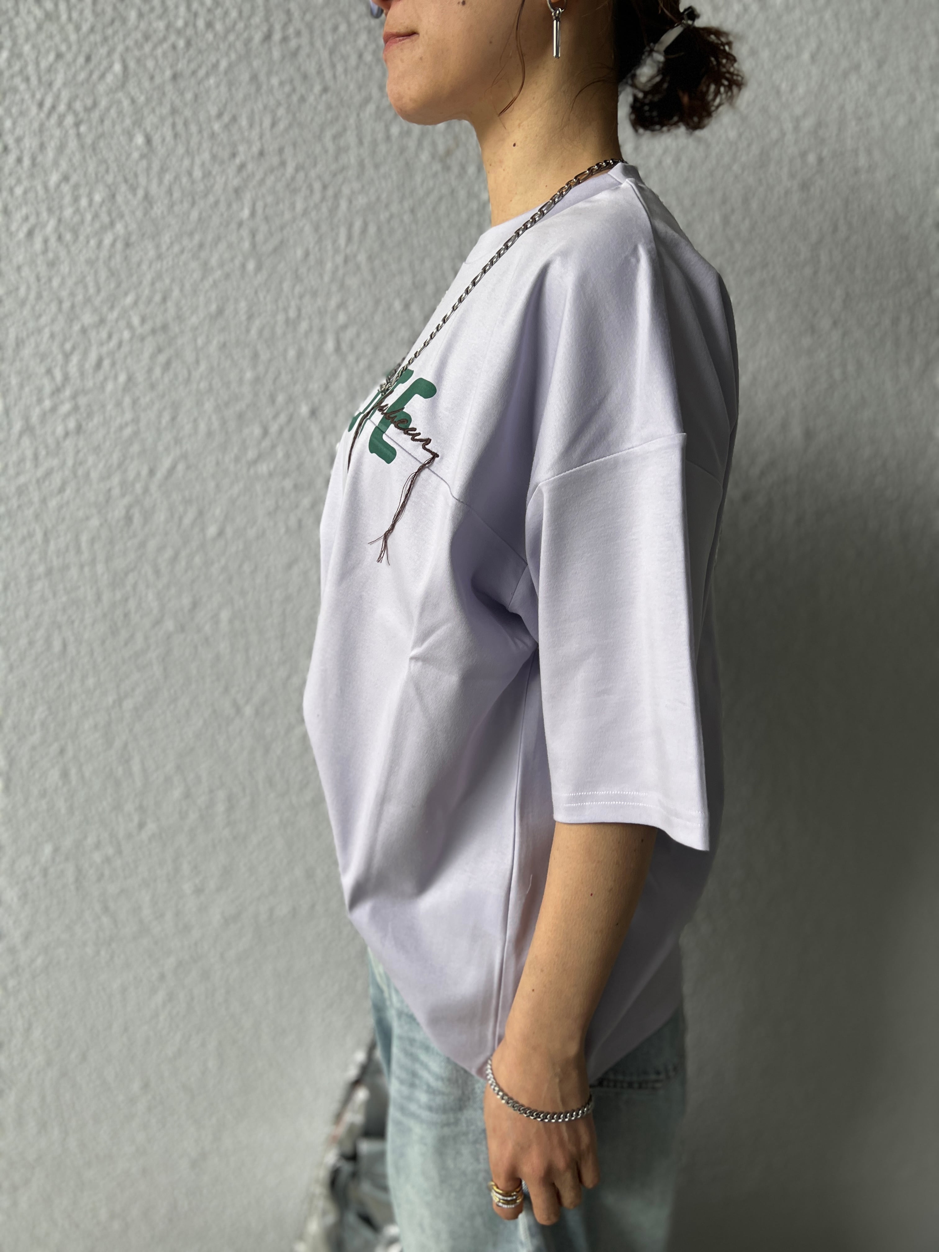 【ESPEYRAC】フリンジロゴプリントT 7611006