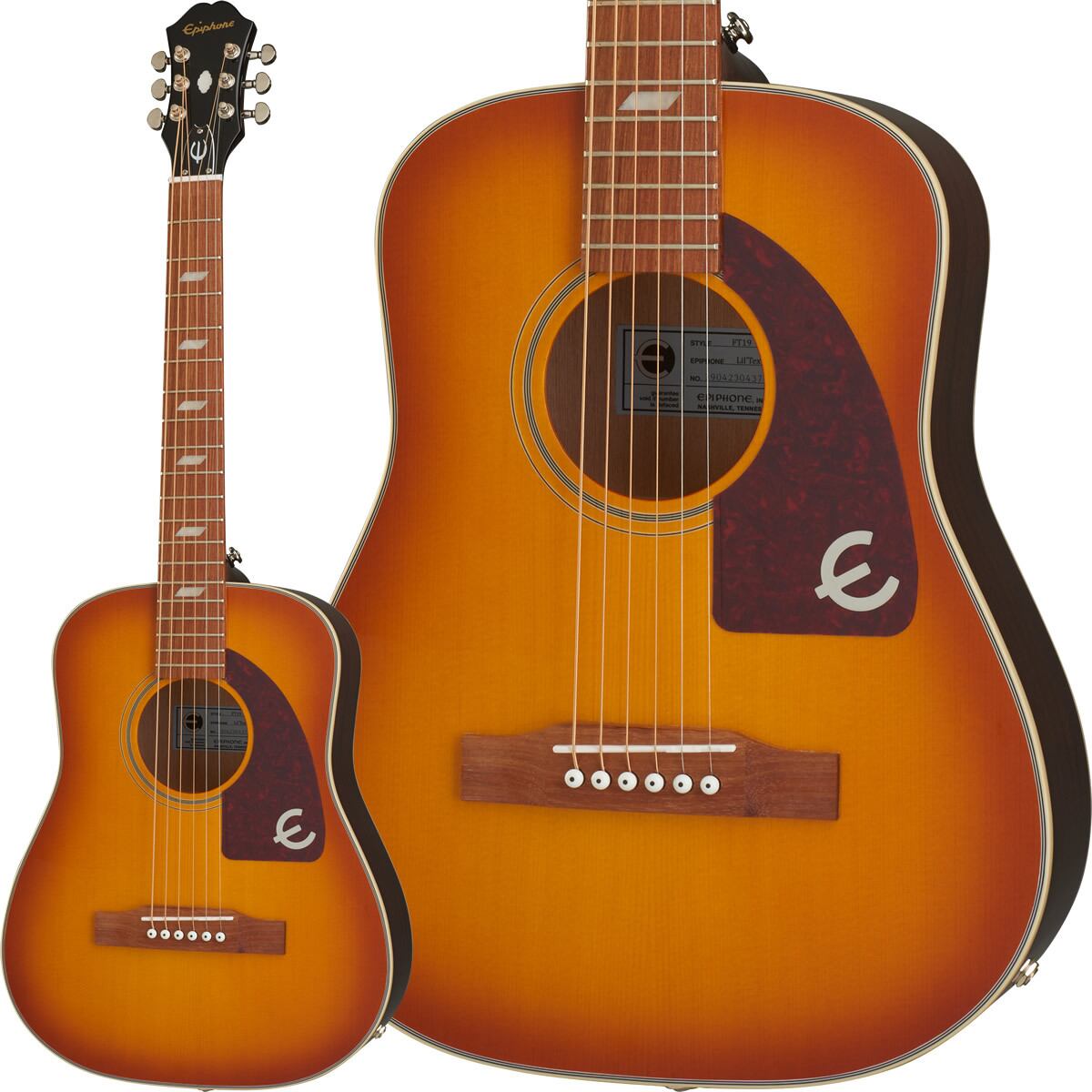 Epiphone Lil' Tex Travel Acoustic (Faded Cherry) [コンパクト