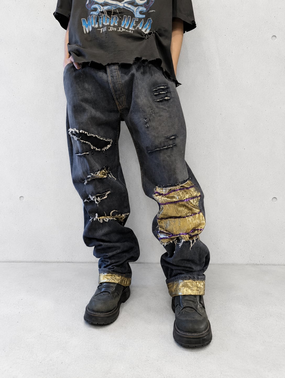 "LEVI'S 501" custom denim pants