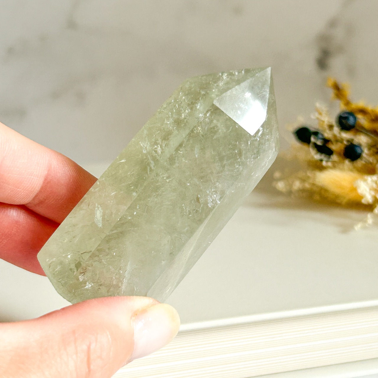 プラシオライトタワー(グリーンアメジスト)