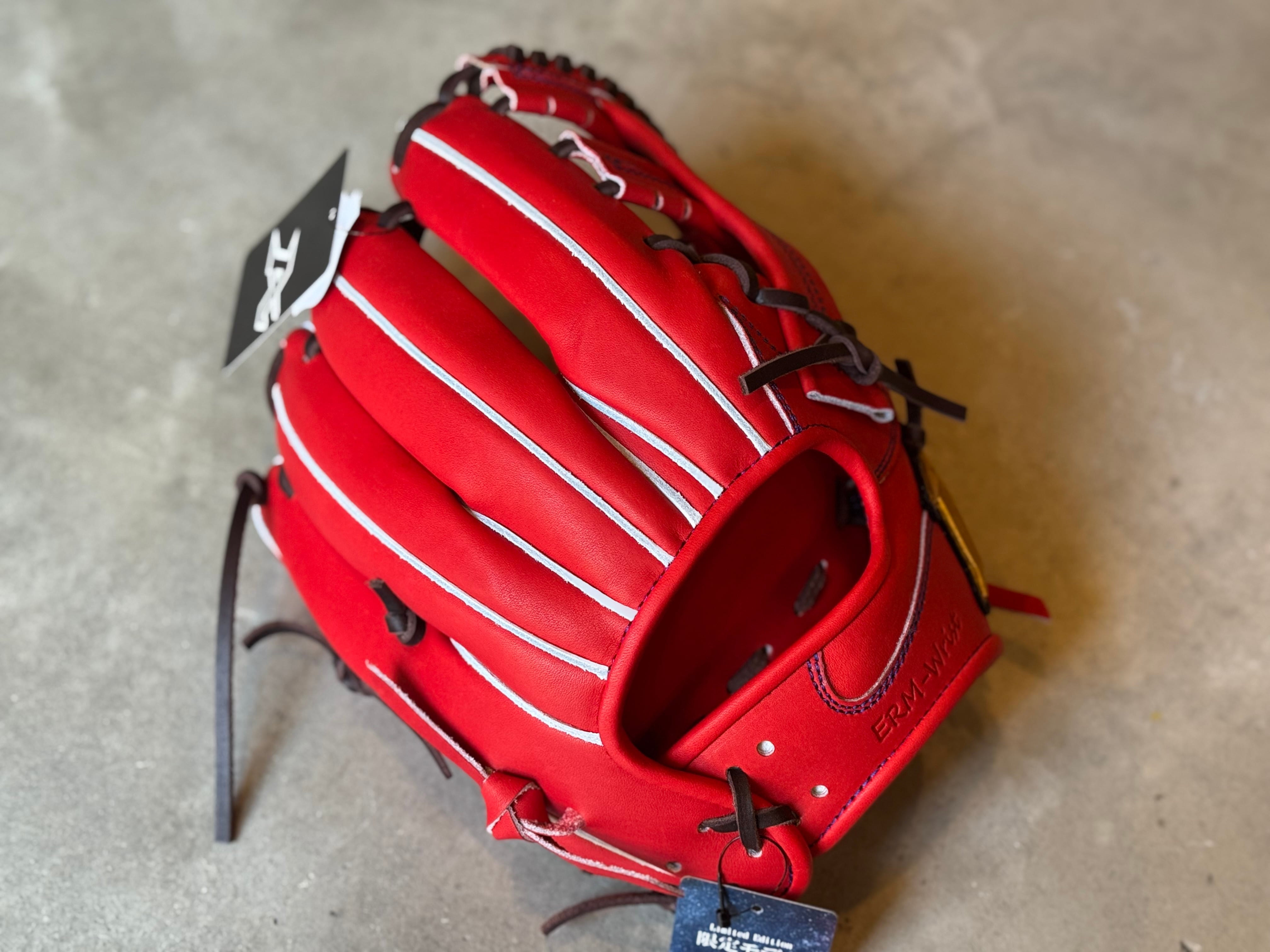 NEO PROFESSIONAL LINE【ATOMS】硬式用グローブ 内野手用 021型 レッド