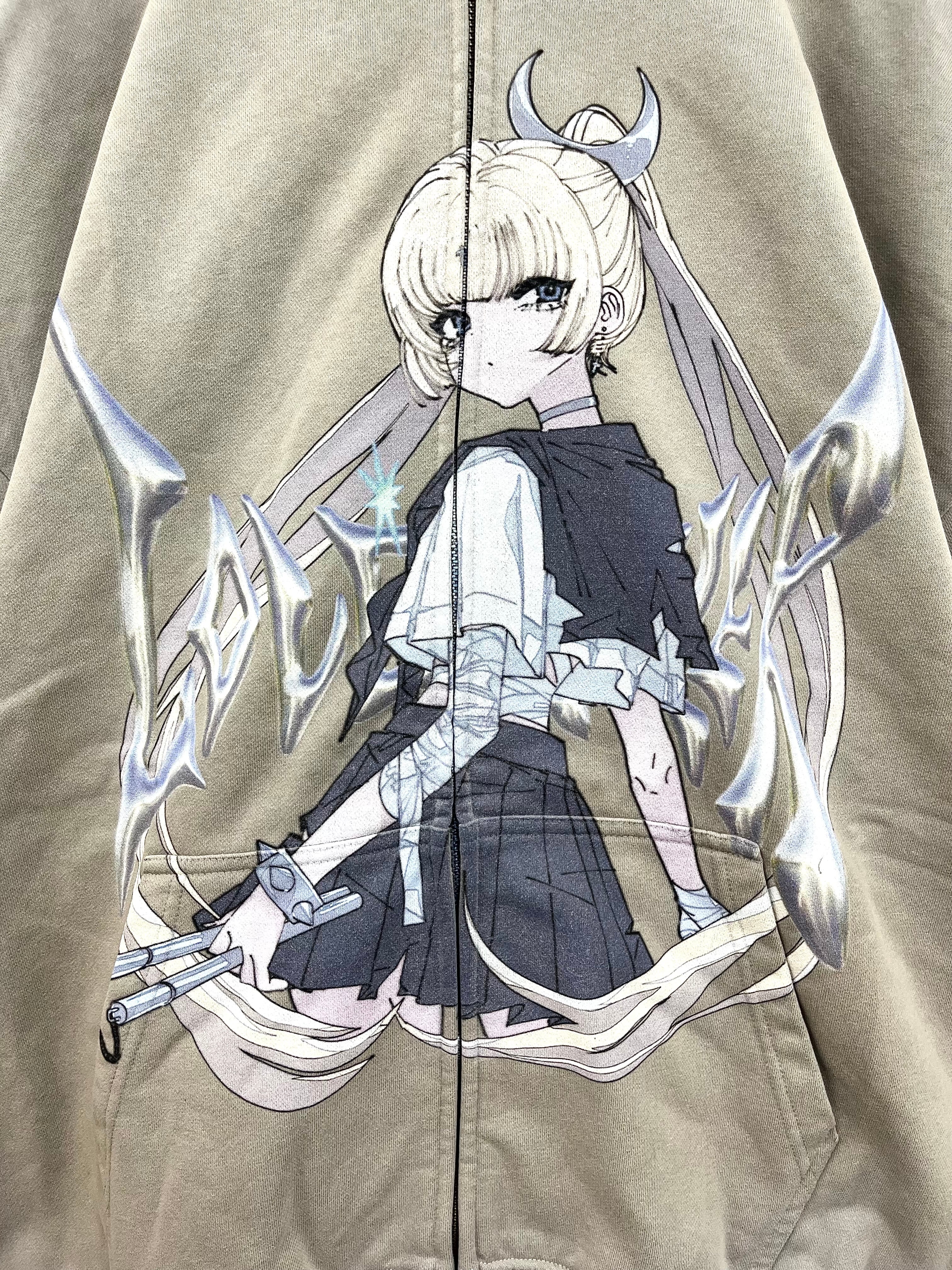 しょーちゃん　様 LOVE KILLER】Killer moon warrior graphic zip hoodie by Yoshito