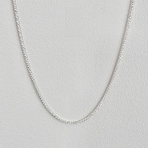 【SV1-28】20inch silver chain necklace