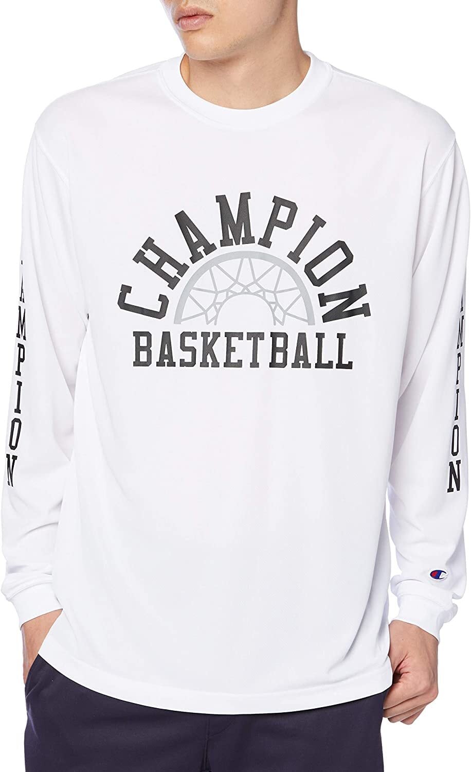 バスケ】（チャンピオン・Champion）プラクティスロングTシャツ