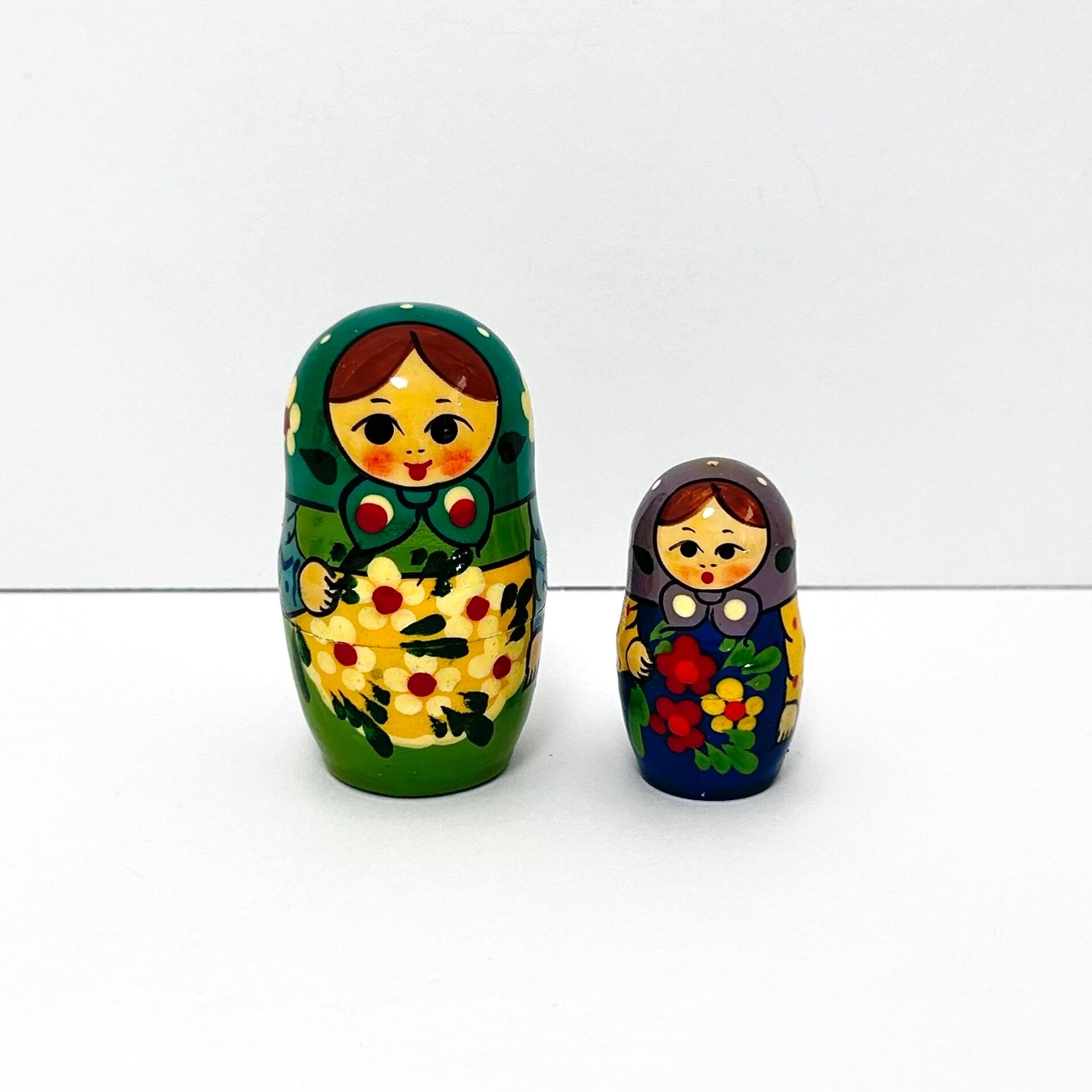 マトリョーシカ フラワー B 小 10cm 5ピース セルギエフパサード