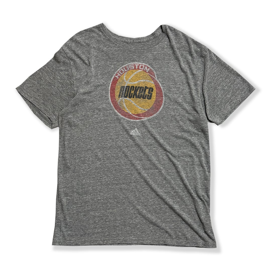 Houston Rockets Old Logo Printed T-Shirt. adidas