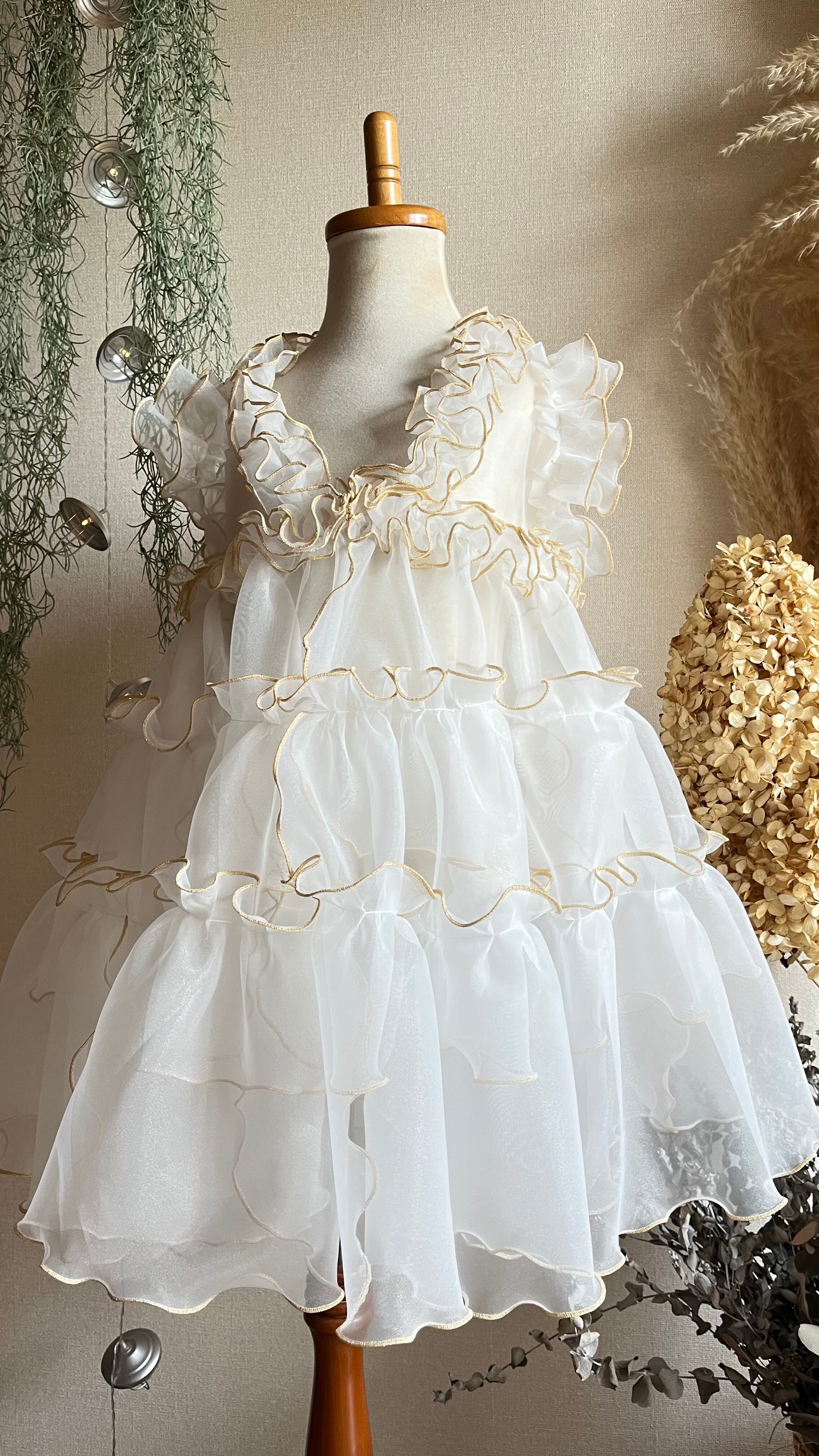 七五三用被布 被布ドレス メロウ アンティーク風 | cocoawaffle