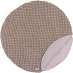 冷感ラウンドサンドクッション 接触冷感 ポップコーン生地 グレー アイボリー ピンク クッション かわいい おしゃれ 韓国インテリア 北欧風 北欧 もちもち 夏 ひんやり ニュアンスカラー くすみカラー ラウンド 丸型 丸 円形 直径100cm リビング