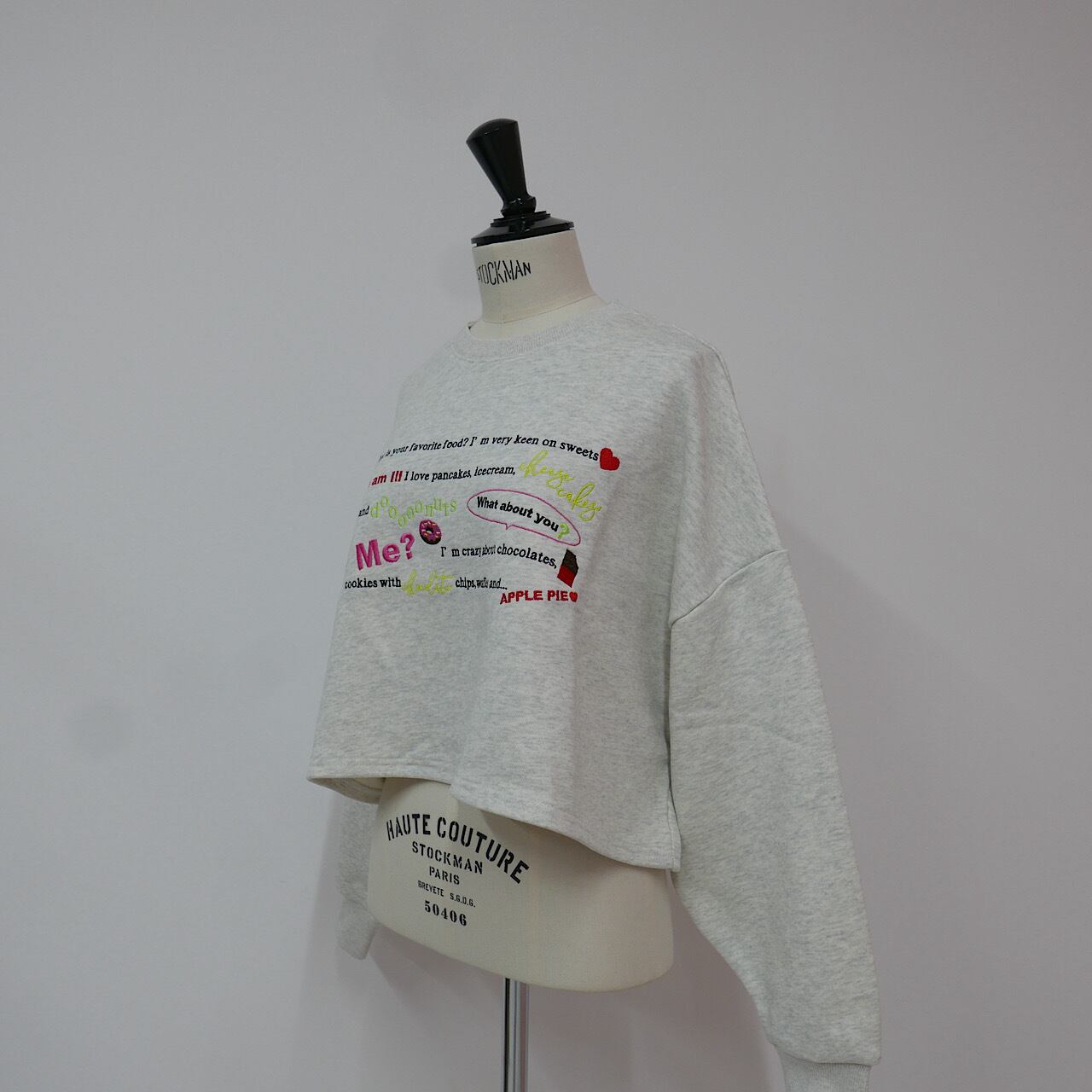 リンカブル　メッセージスウェットプルオーバー(オフホワイト) メッセージスウェットプルオーバー(オフホワイト) | LINKABLE