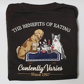 DOG刺繍スウェット 【POWER TO THE PEOPLE -VINTAGE-】トレーナー チャコール