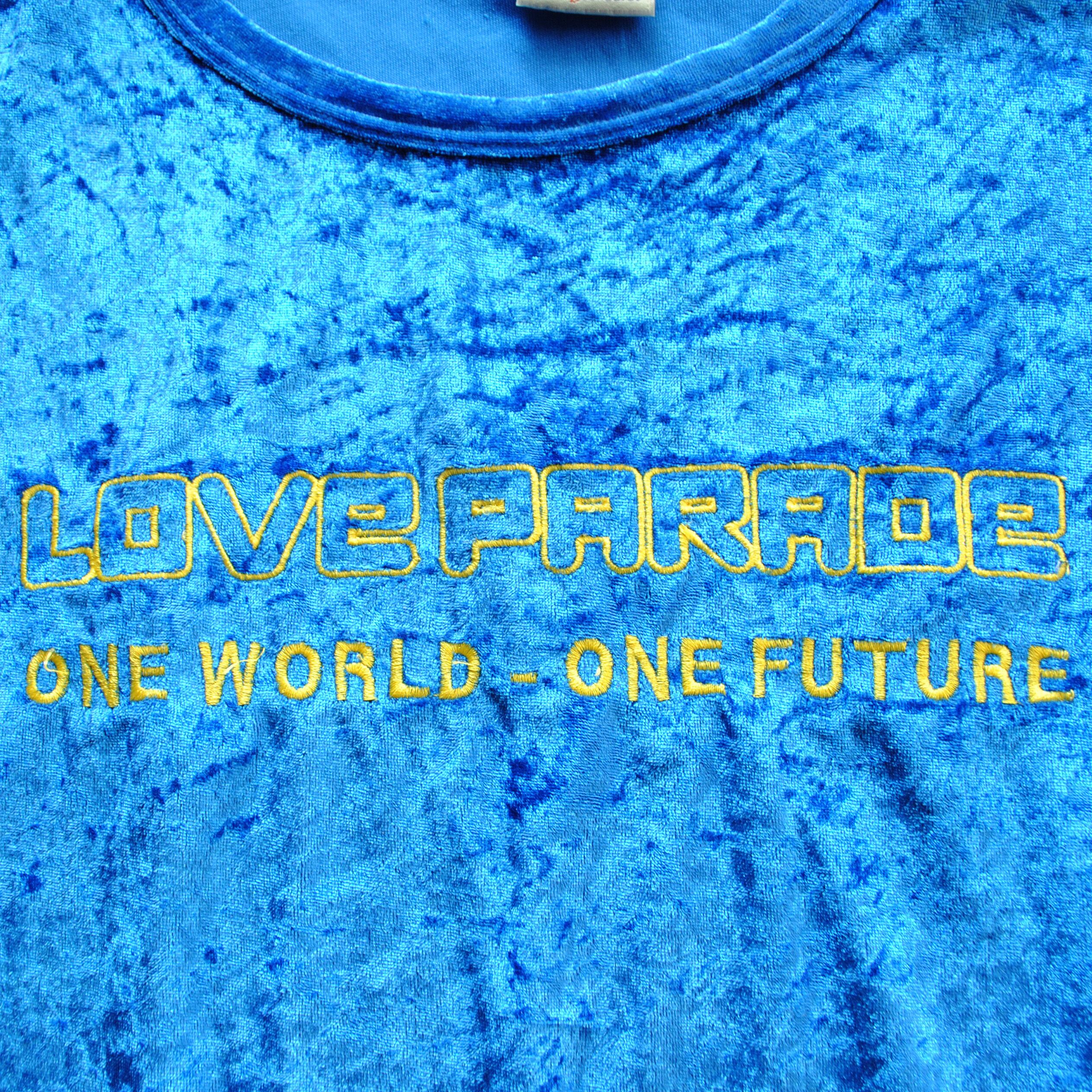 短期出品　希少　vintage love parade tシャツ LOVE PARADE』 1998 velour T-shirt | excube.e_shop