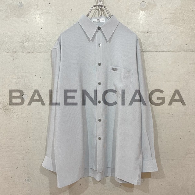 【BALENCIAGA】logo embroidery shirt(lsize)0220/tokyo