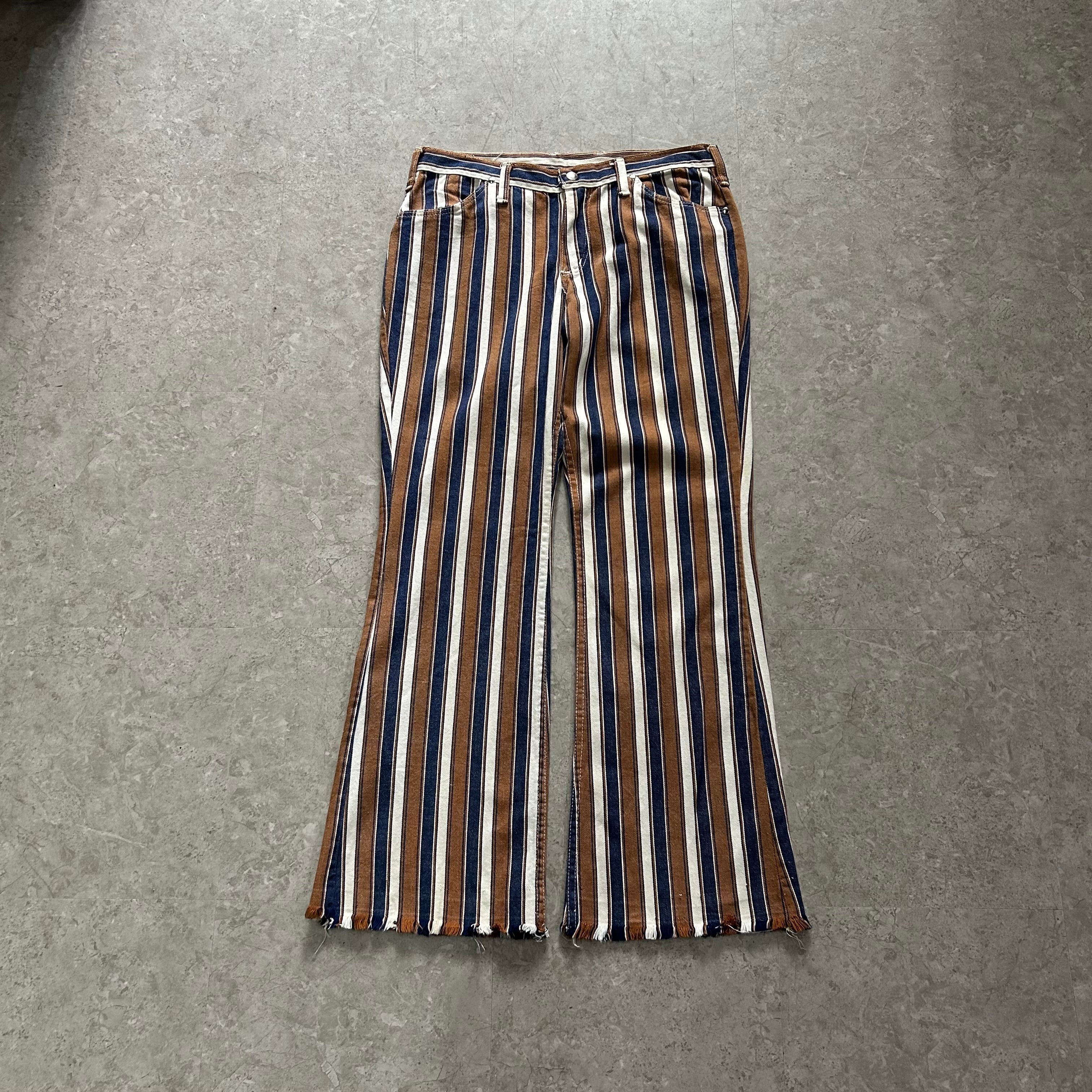 70s Wrangler stripe flare pants【仙台店】